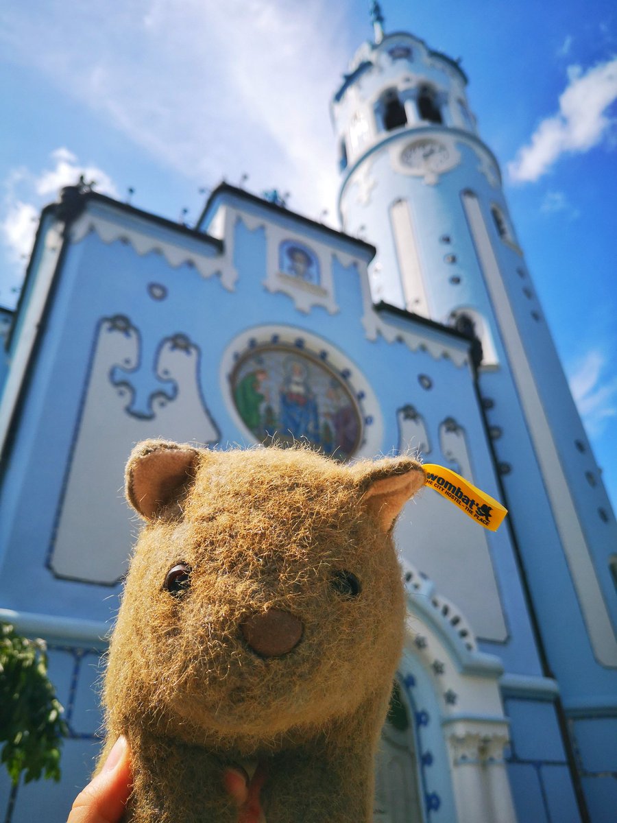 clairesturz's tweet photo. Yesterday we popped over to Slovakia on a day trip to Bratislava - it's just over an hour away from Vienna by train. It's a lovely little city with great food and interesting architecture & history. My favourite was the blue church ๐คฉ
#WheresWagner #wombatstraveller #travel https://t.co/vuaYYo2fPY