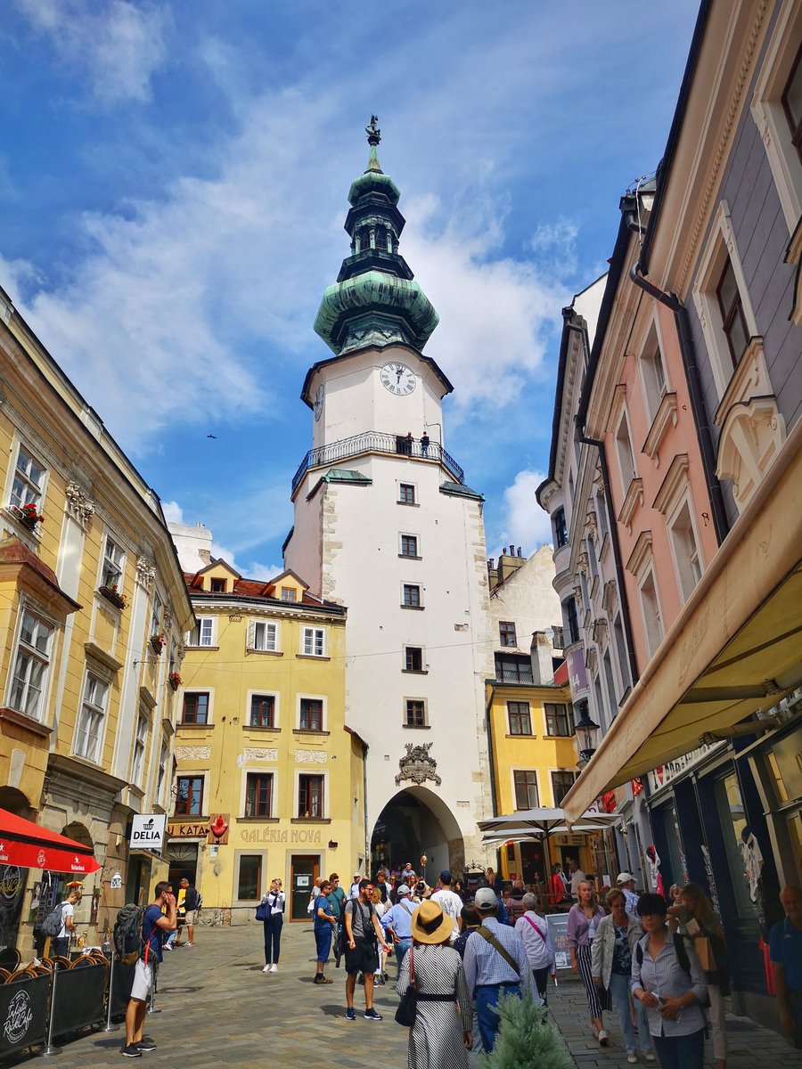 clairesturz's tweet photo. Yesterday we popped over to Slovakia on a day trip to Bratislava - it's just over an hour away from Vienna by train. It's a lovely little city with great food and interesting architecture & history. My favourite was the blue church ๐คฉ
#WheresWagner #wombatstraveller #travel https://t.co/vuaYYo2fPY