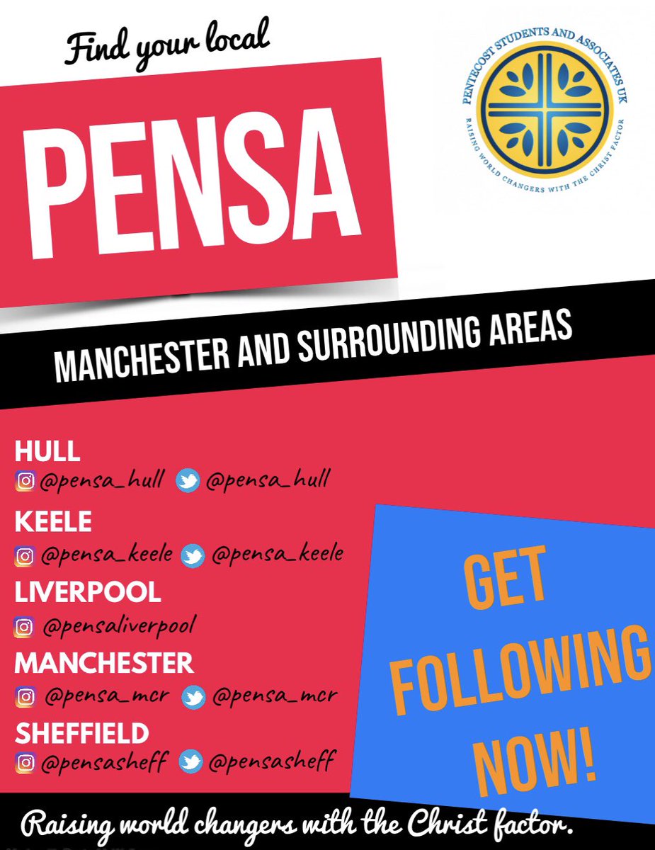 Heading to uni in the MIDLANDS or MANCHESTER AREA this year? We've got you covered and can't wait for you to join us! Connect with your PENSA now! If your uni is missing - don't hesitate to DM us. 🙏🏽💪🏽 @PENSA_UOB @PENSA_BCU <a href="/PENSA_MCR/">PENSA Manchester</a> @PENSA_DMU <a href="/PensaWarwick/">PENSA WARWICK</a> <a href="/PensaCoventry/">PENSA COVENTRY</a>