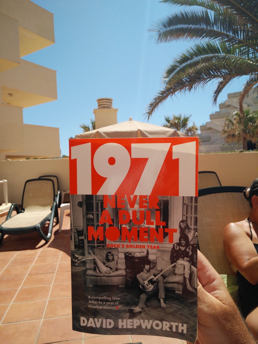 Johnnyabo's tweet image. Last day of great family holiday. Aiming to finish this book - what a year to be born! @davidhepworth