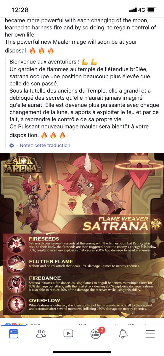 AFKArenaFR's tweet photo. Un 2ème héros mauler va rejoindre nos rang ! (Désolé du retard sur les annonces je suis en vacances et ça capte mal ^^) https://t.co/bQrzF9OAjr