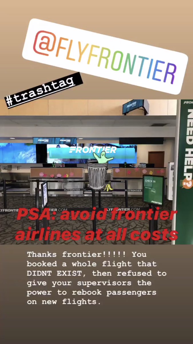 _zebrastripes's tweet photo. @FlyFrontier WHY did you offer AND book a flight that DIDN’T exist??? https://t.co/jWRvQn8f4r