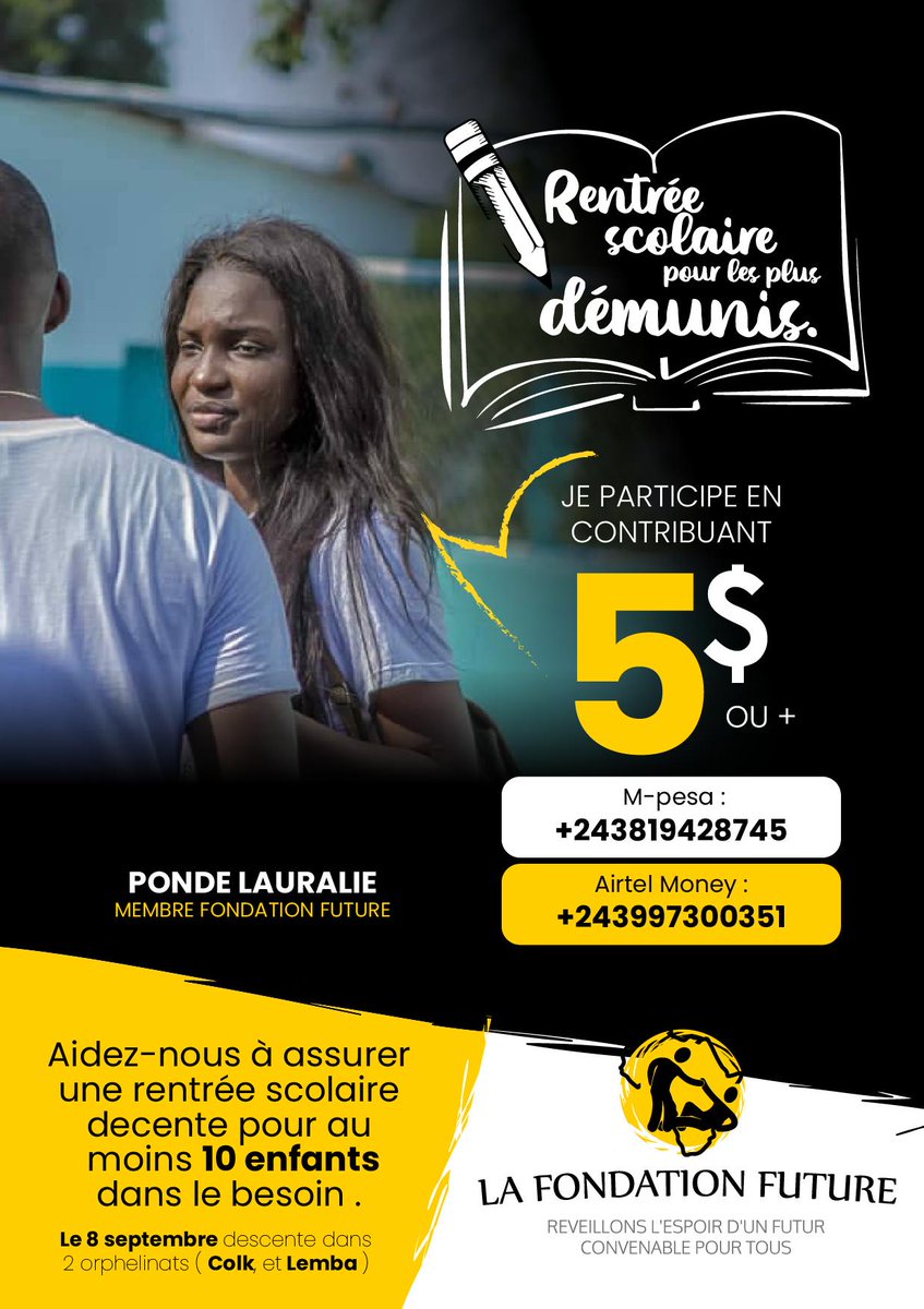 FondationFuture's tweet photo. Nous continuons notre récolte, tout en remerciant ceux qui contribuent .
#RDC #FFUTURE
@FondationFuture https://t.co/f92SH6fSvB https://t.co/jeduGdn486