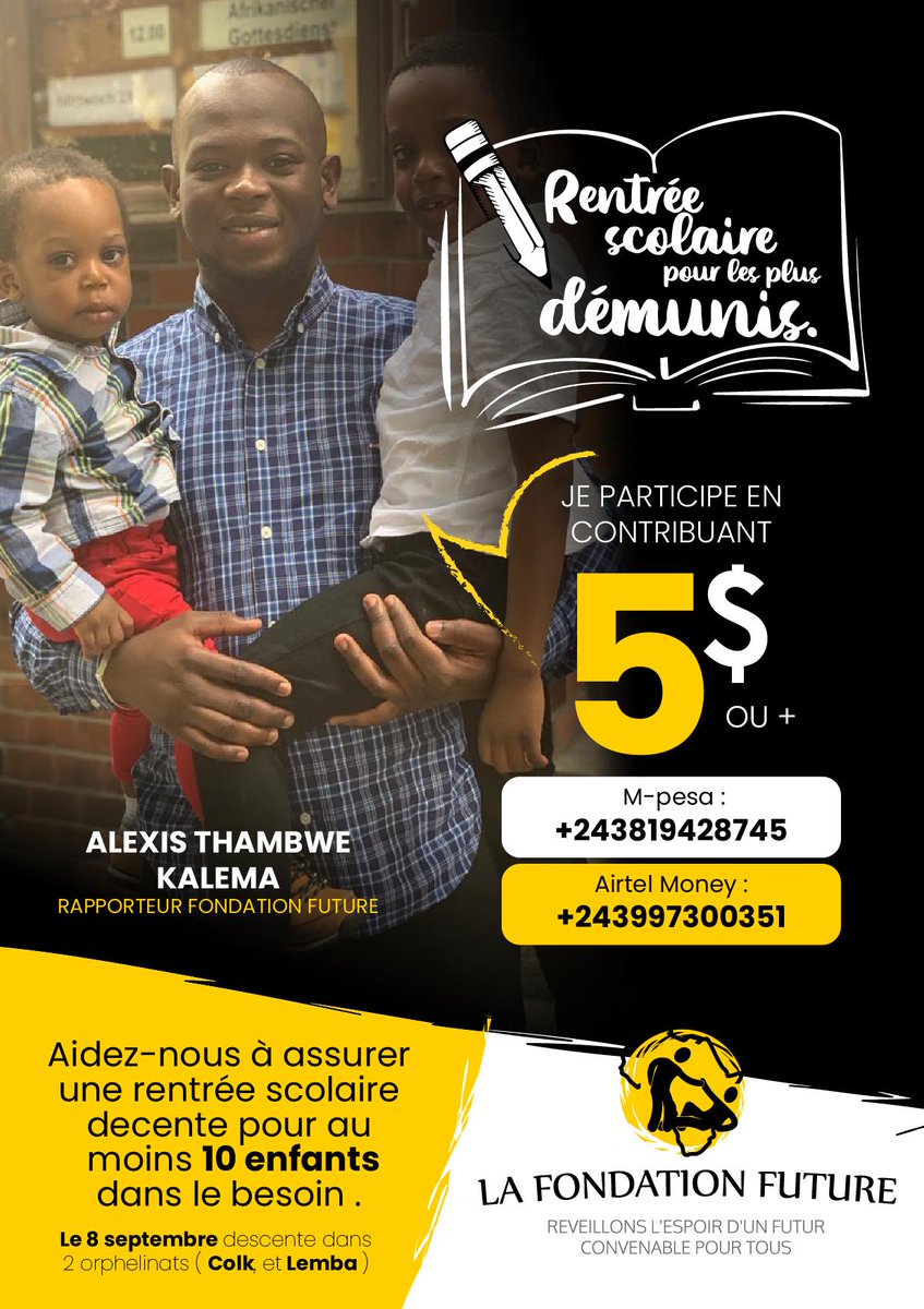 jacobmusemena's tweet photo. Nous continuons notre récolte, tout en remerciant ceux qui contribuent .
#RDC #FFUTURE
@FondationFuture https://t.co/nnIRaqOacl