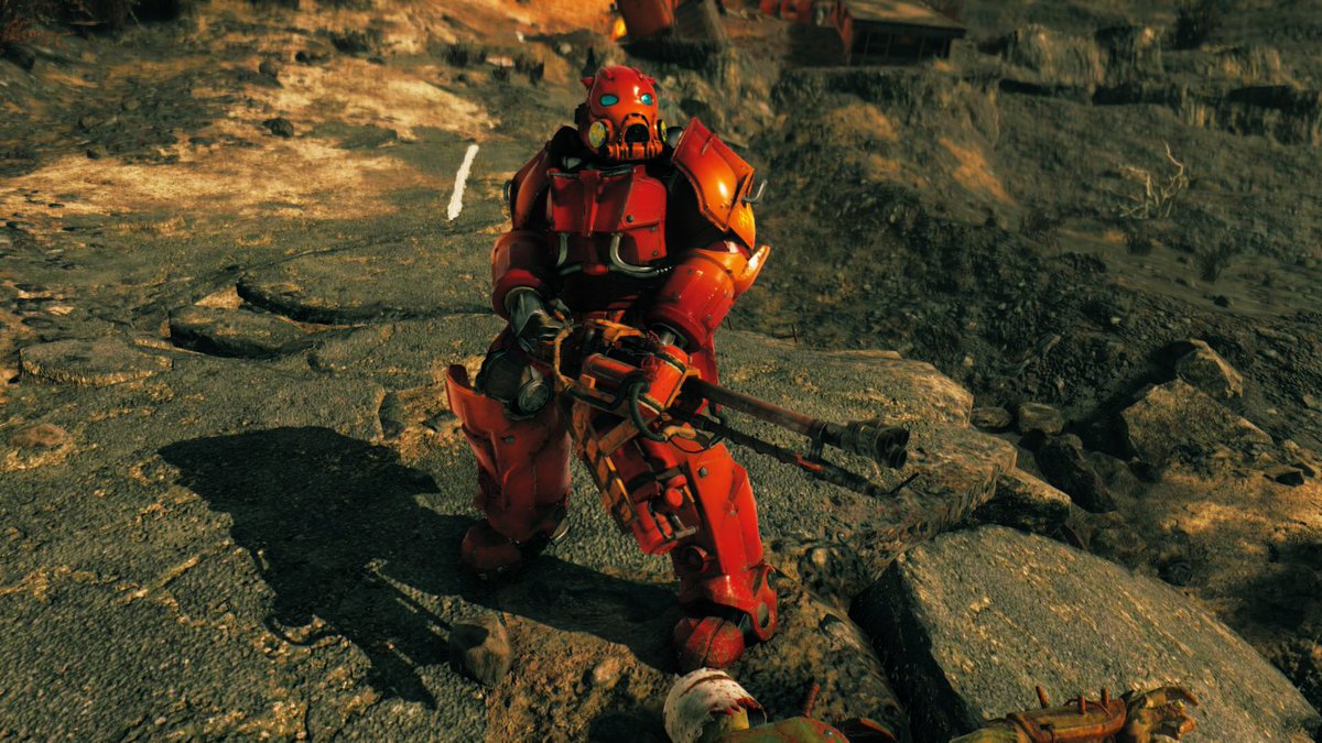 監督官ランク100のヘルファイア塗装解除できましたー🔥

いまだにカエルの脚出ませーん🐸

 #fallout76
#フォールアウト76