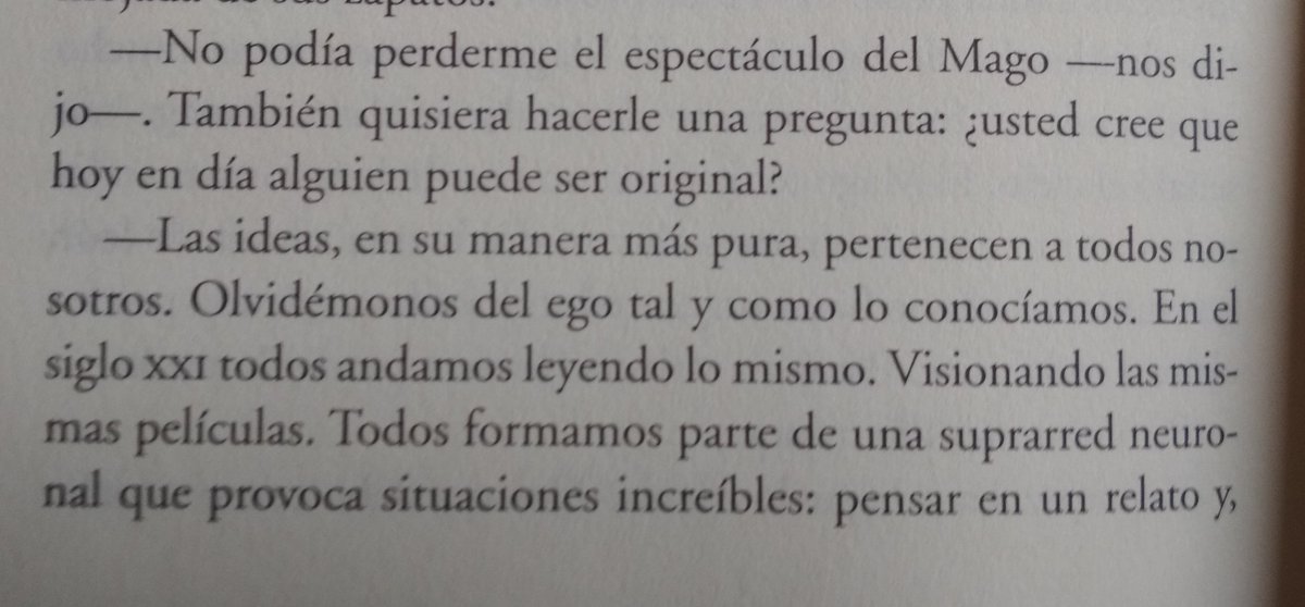 pablog_'s tweet photo. Reflexión sobre la actual dificultad para ser original en cualquier creación artística (@SantiBalmesSoy en el muy recomendable libro "El Hambre Invisible"). https://t.co/uZszTcqtMB