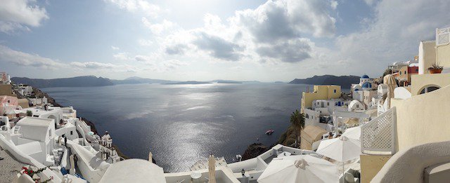 Visit #Santorini with Med Crewed Yacht Charters there's still time to book this summer! #GreeceYachtCharter #Mediterranean