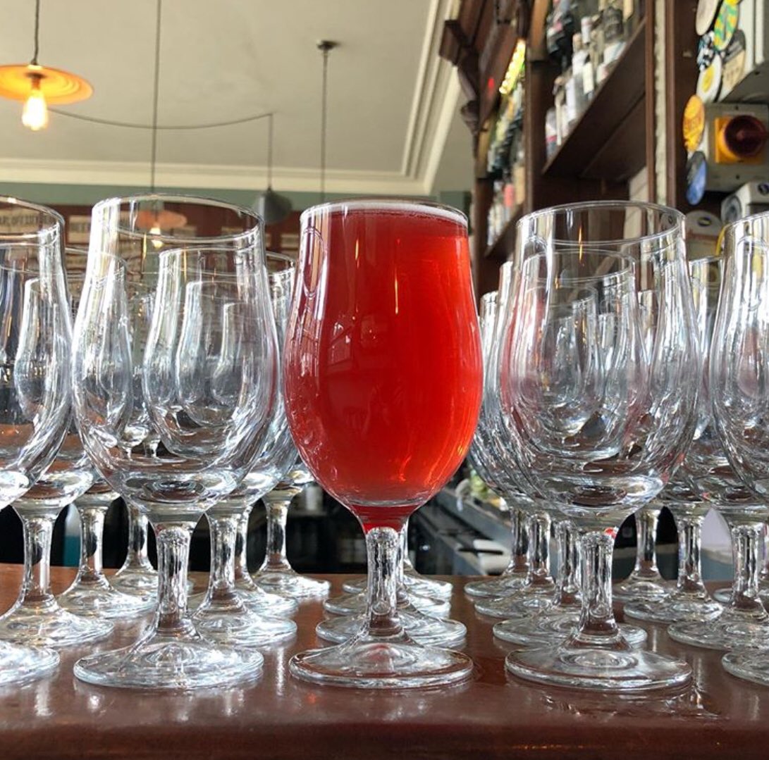 To celebrate their 5th birthday @orbitbeers have brewed a classic Gose with Himalayan rock salt and a SECRET ingredient to give it an exciting pink tinge! It’s refreshing with  just the right amount of salt to leave you wanting another sip, followed by another, and another...