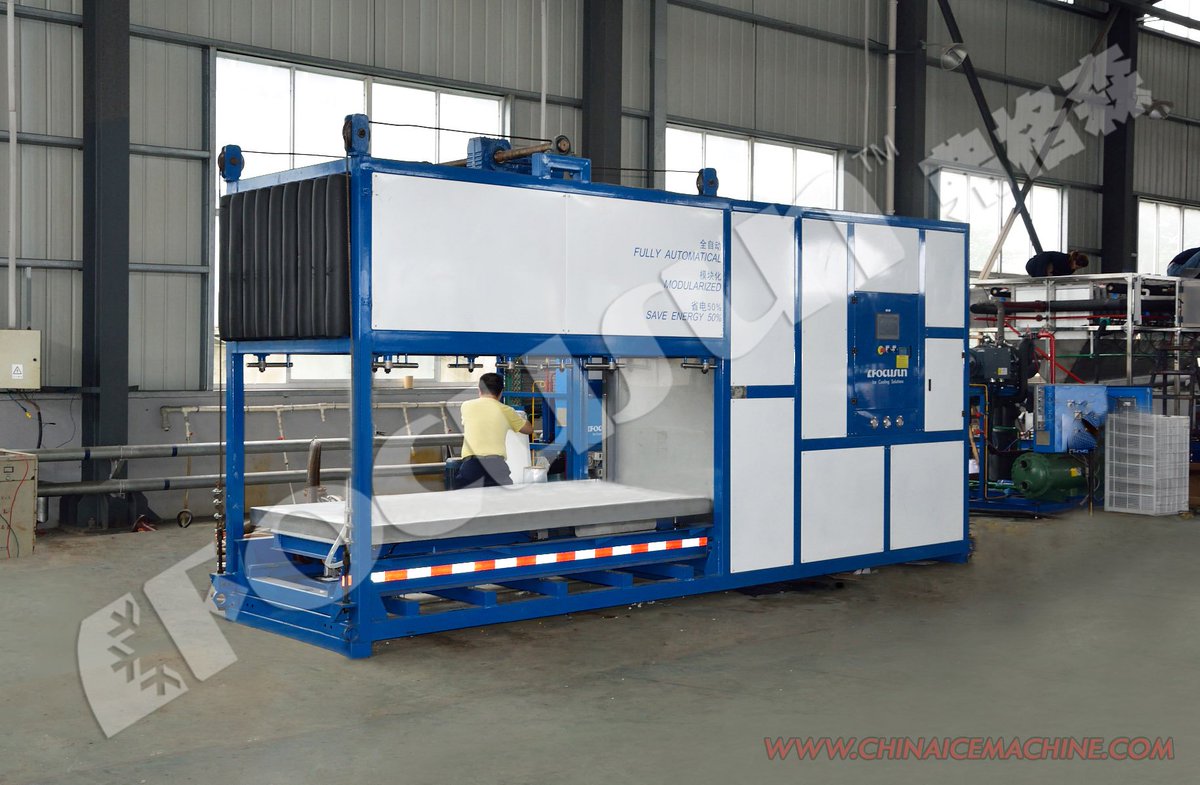 tube_icemachine's tweet photo. #Focusun #Automatic_block_ice_machine 5 ton per day
#ice_block weight is 25 kg.
the weight and the dimension of the #block_ice can be adjusted according to your needs. https://t.co/OhxoUblaID