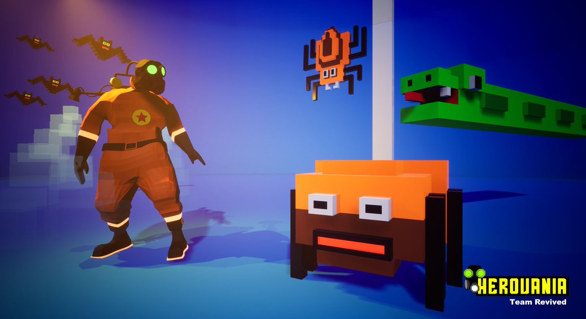 revivedteam's tweet photo. Just made a game for 2019 Summer #ue4jam called #Herovania with #UE4 in 5 days!
#UnrealEngine #metroidvania https://t.co/iCtzYQo3H8