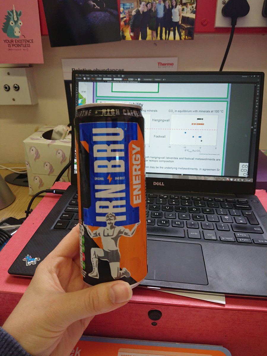 CatrionaDM's tweet photo. Goldschmidt poster preparations have required a move onto the hard stuff #conferencepreparation #lastminutedata #newdata #workinghard #AcademicTwitter #fuelledonbru #irnbru #irnbruenergy #zzz https://t.co/F9vPrz5vl8