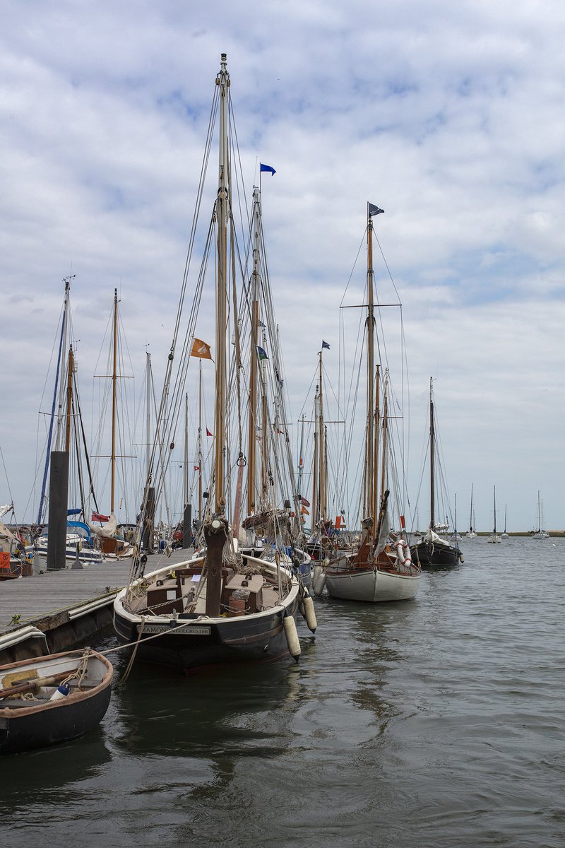 yachthavenfamb's tweet image. We had the pleasure of welcoming the East Coast Gaffers to Fambridge last week for their summer rally.

Definitely one of the prettiest fleets of yachts to visit Fambridge! #OldGaffers