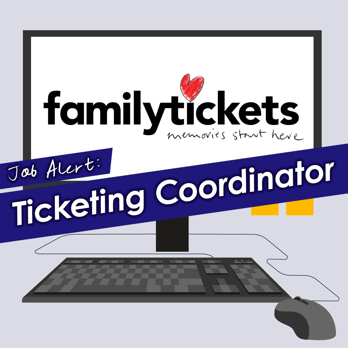minorentuk's tweet photo. Job Alert! Our friends @FamilyTicketsUK are looking for a Ticketing Coordinator to join their award-winning audience services team. If you’re a box office wizard, who wants to deliver an amazing customer experience, apply ASAP: https://t.co/Kjs1kmGJM9 #artsjobs #ticketingjobs https://t.co/aMuxhRNVcC