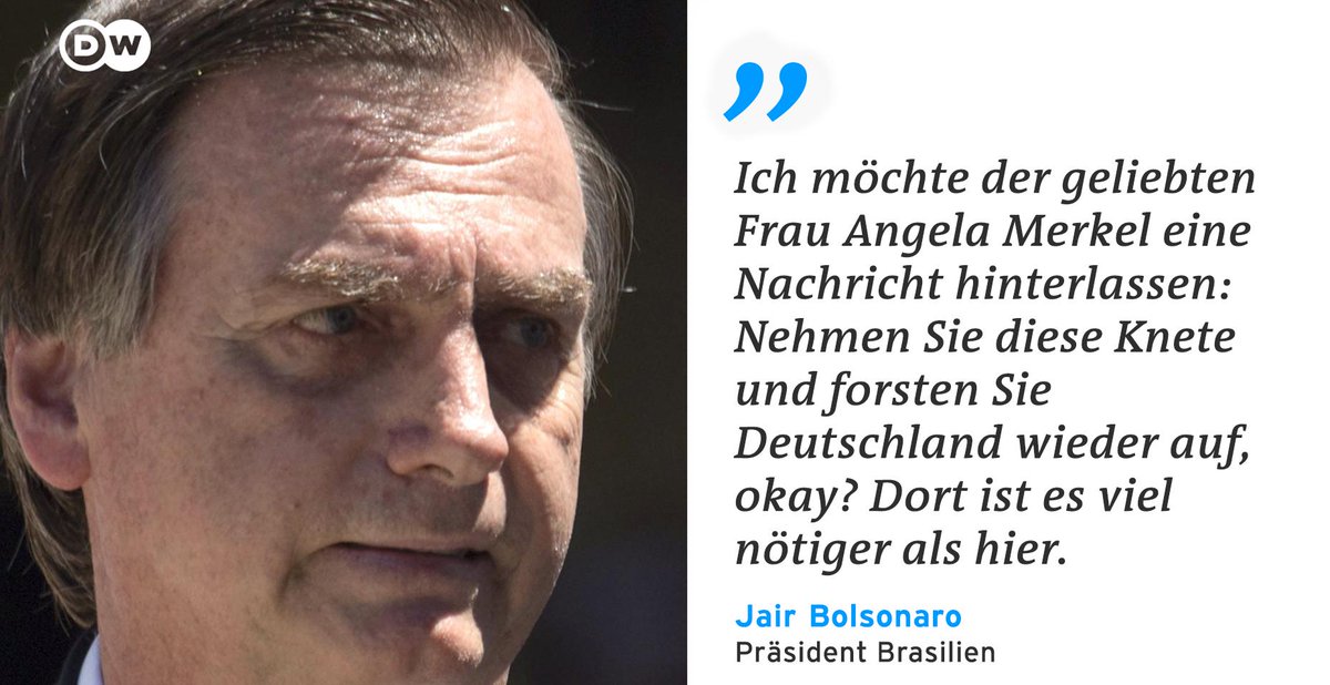 Dw Deutsch On Twitter Wegen Der Rodungen Im Amazonas Regenwald Stoppt Die Bundesregierung Die Forderung Von Einigen Projekten In Brasilien Es Geht Dabei Um 35 Millionen Euro Nun Greift Brasiliens Prasident Jair Bolsonaro