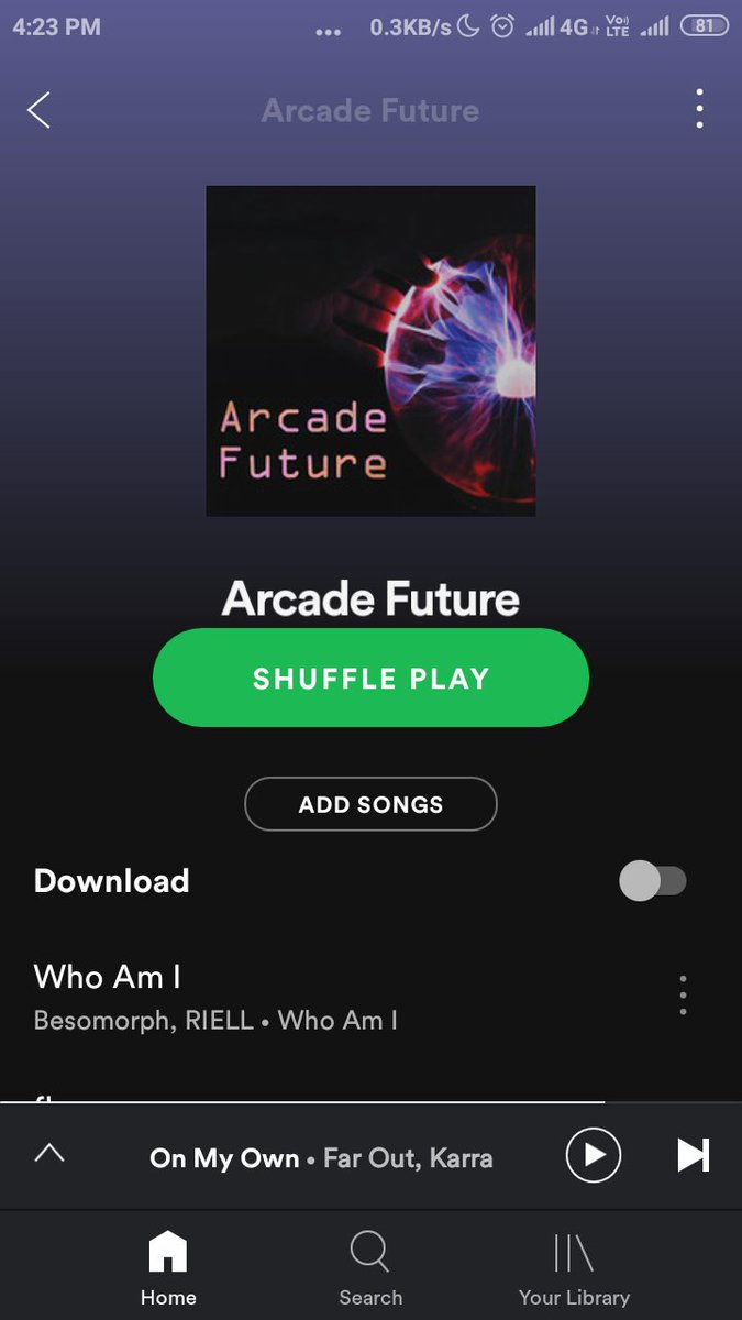 ProducersMeme's tweet photo. On My Own by @FarOut_Official &amp; @IAMKarraMusic is added to Arcade Future.
This playlist contains only future bass Tracks
Follow this playlist on Spotify to listen to these amazing songs.
Link - https://t.co/Nm8Wnt5xab
#futurebass #basshouse #spotify #playlist #newmusic #karra https://t.co/AU9V9vn6oe
