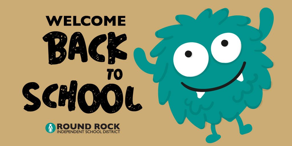 RoundRockISD's tweet photo. The wait is over! School begins today @RoundRockISD! Have a terrific first day. #backtoschool #bestyearever #welcomeback #IBelongRRISD https://t.co/oH7G5XQWEc