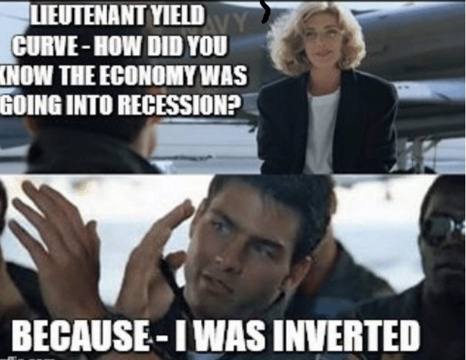 43Gleeso's tweet photo. Because an inverted US yield curve does sometimes mean you need some gags. #Yieldcurve #finance #gags https://t.co/vqjqPjogIa