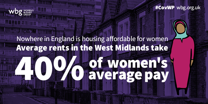We will be launching our and #CovWP report #HomeOfHerOwn in Coventry on Friday 27th September. The report shows that there is no region in England where the average home to rent is affordable for a woman on median earnings. wbg.org.uk/events/coventr…