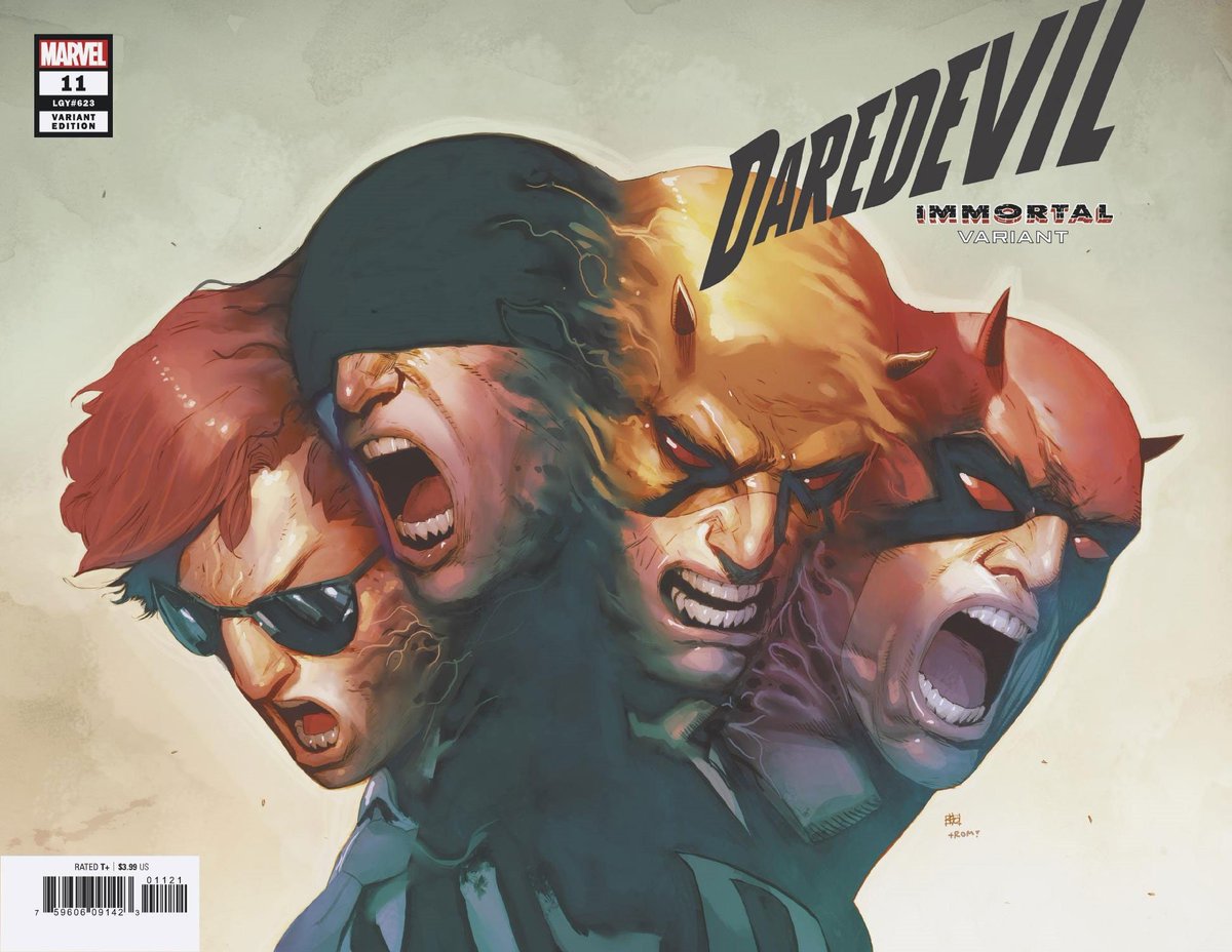 Here's a first look of the full color DAREDEVIL #11 "Immortal" variant cover by Khoi Pham, coming in September. Issue by <a href="/zdarsky/">Chip Zdarsky</a>, <a href="/MChecC/">Marco Checchetto</a> and <a href="/TotinoTedesco/">J. Totino Tedesco</a>