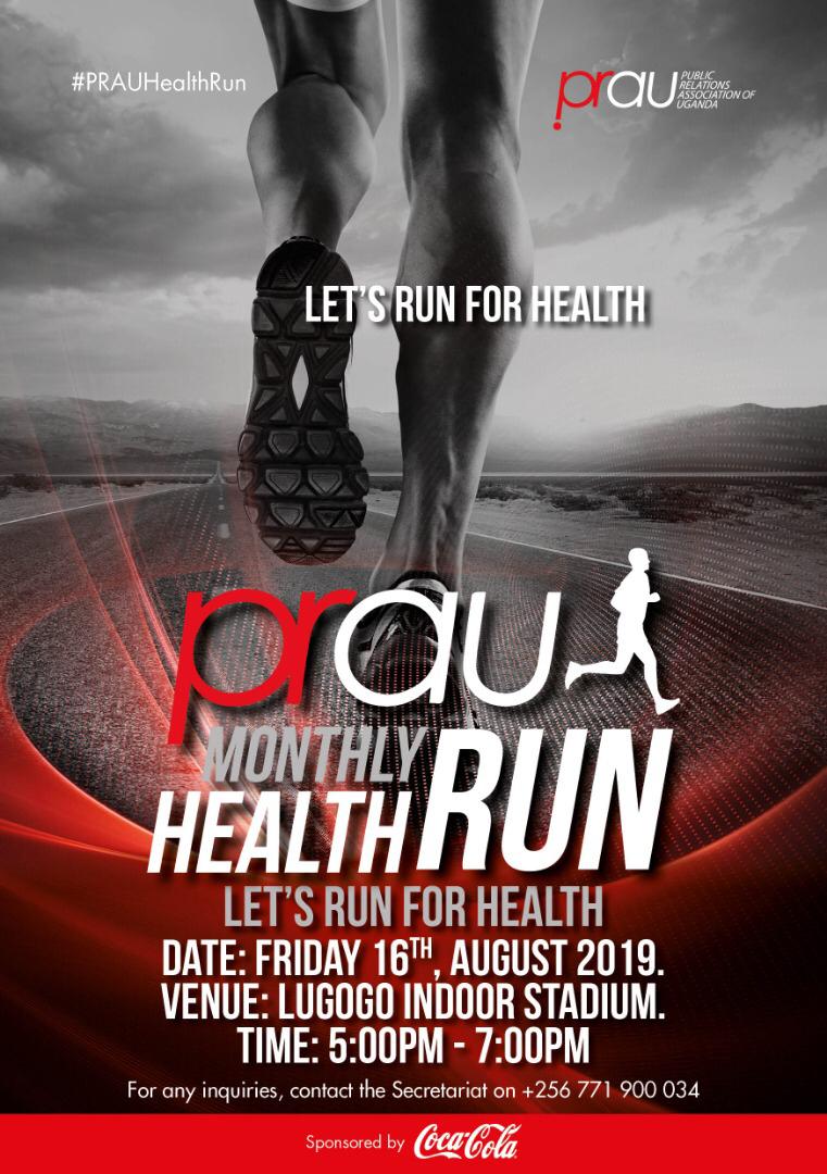 ug_edge's tweet photo. #PRAUHealthRun will get underway tomorrow, Friday 16th of August 2019.
#PRAU President #SarahKagingo said the run which will be held at #Lugogo Indoor Stadium from 5 – 7PM is aimed at encouraging healthy lifestyles.
https://t.co/Cb4i5kQ4vI https://t.co/hQaUvzWD69