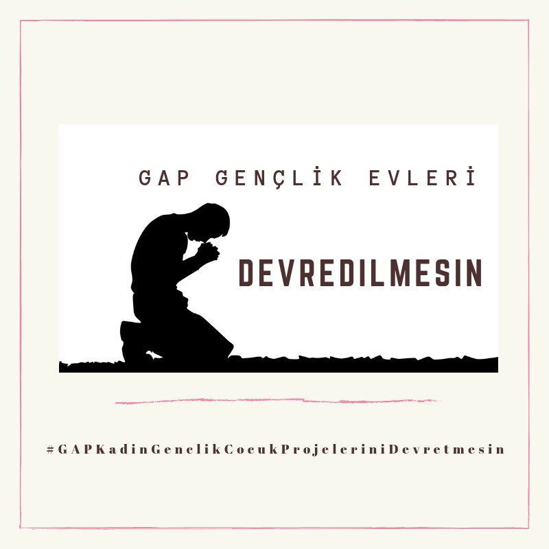 EbruZor26770711's tweet photo. #GAPKadinGenclikCocukProjeleriDevredilmesin

@RTErdogan
@EmineErdogan
@fahrettinaltun
@ikalin1
@hasandogan
@tcbestepe
@varank
@yaktay
@_cevdetyilmaz
@SKarahocagil
@kasapoglu https://t.co/XTBDlNSsMl