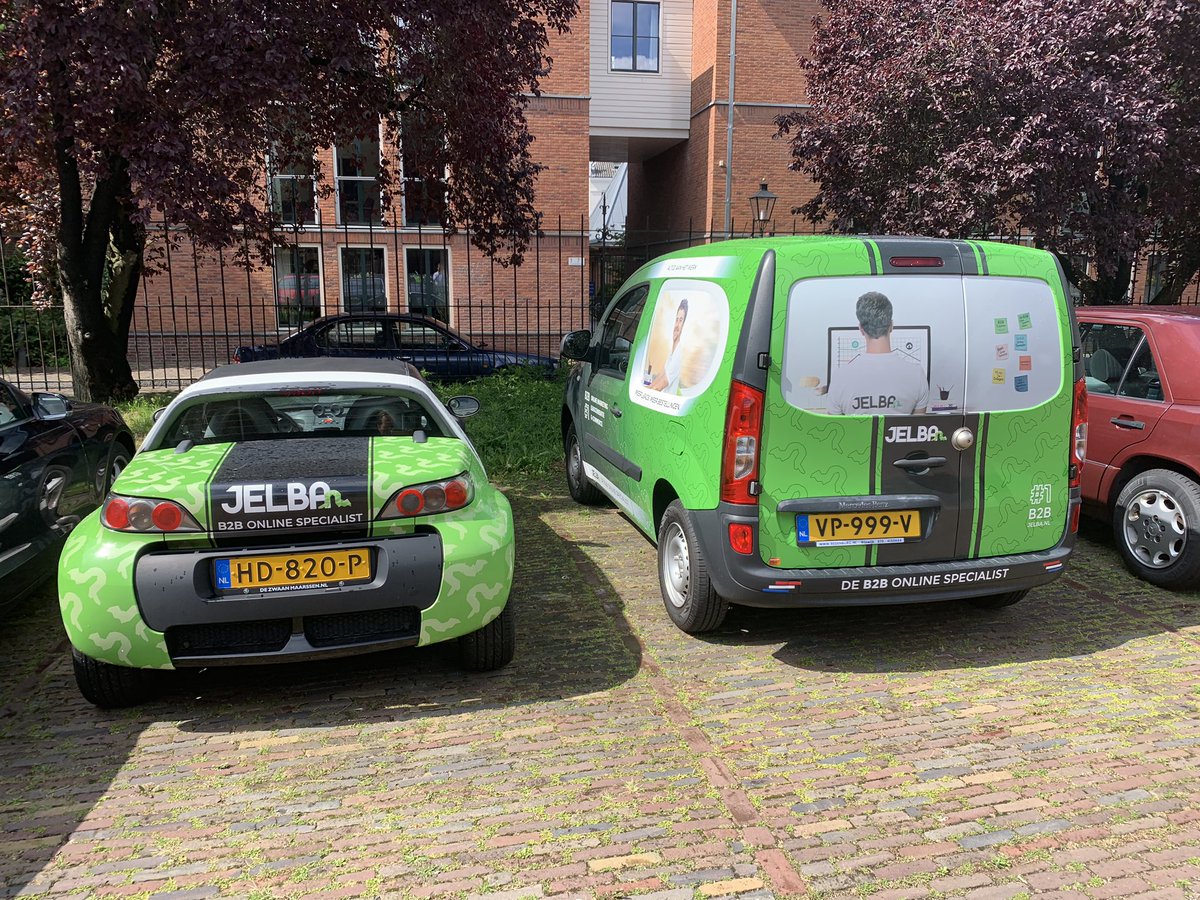 Nice! 2 op een rij. En in B2B stijl naar onze collega’s bij de klant.