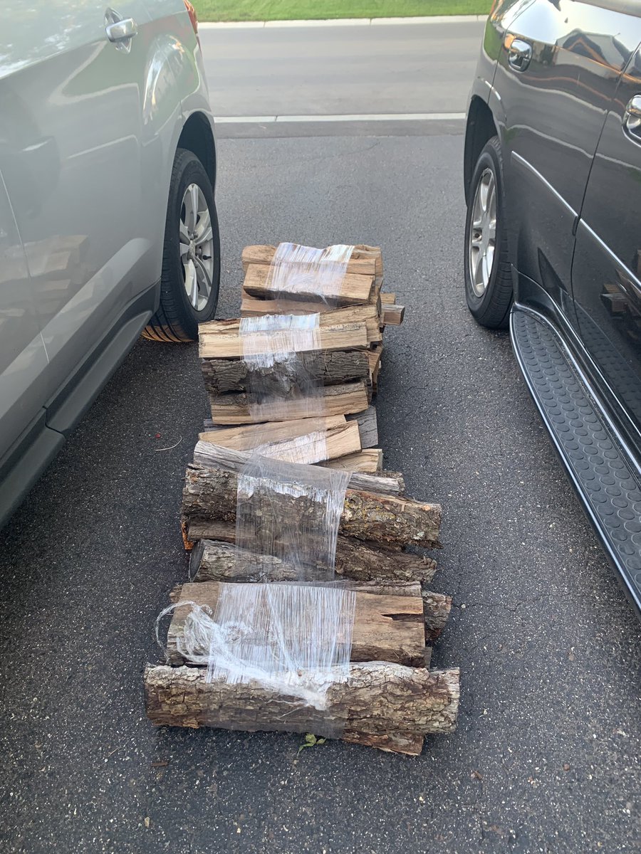 My boy set me up with a pile of wood last night!  Here we go!