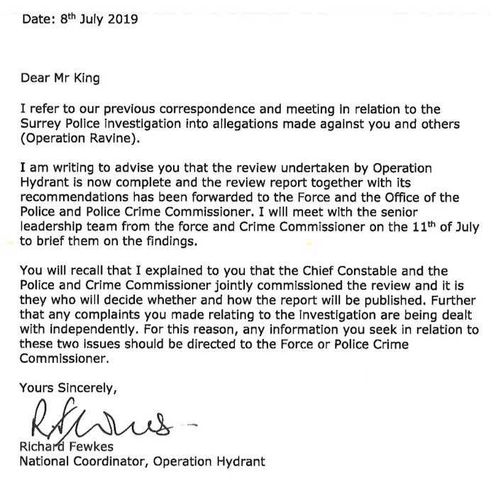 KingOfHits's tweet image. "#Traumatic"? Oh yes - for everyone involved especially innocent men and women falsely accused like #CarlBeech's victims. "Successful" prosecutions drop from 20% to #under4%? Fewer innocent men jailed? That is indeed a success. getsurrey.co.uk/news/surrey-ne…