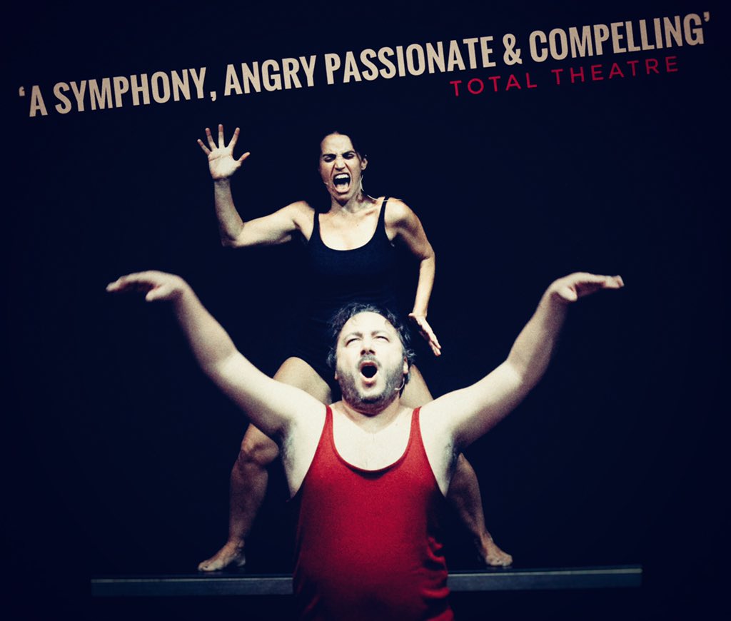 <a href="/TotalTheatreMag/">TotalTheatreMagazine</a> ‘A torrent of words. You wash up an hour later, beached and bruised. No safe harbour here.’

Welcome to #HappyHour, a new #play about fascism and happiness #EdFringe2019 <a href="/ThePleasance/">Pleasance</a> 10:15AM until 26 Aug. Book Now: bit.ly/2XNXRtp