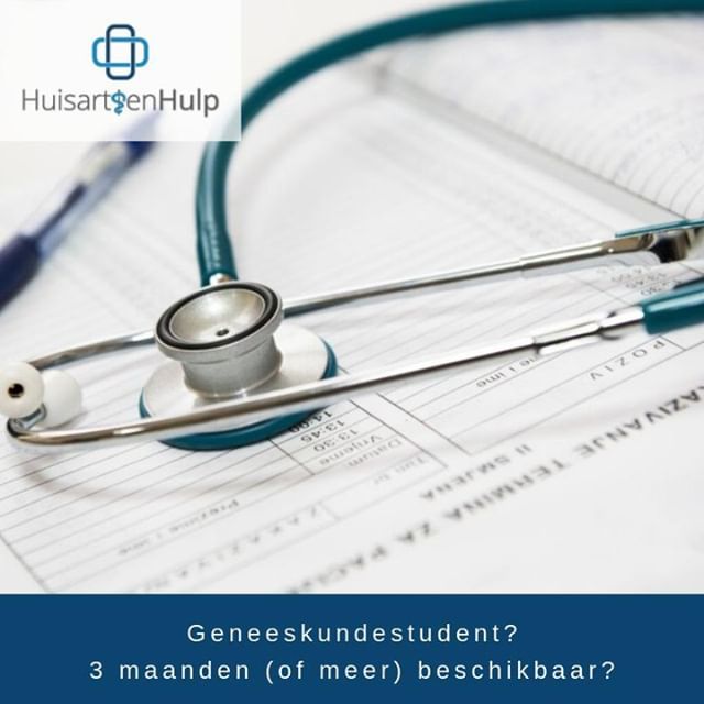 HuisartsenHulp's tweet photo. #geneeskunde #student #vacature #achterwacht #wachttijd #coschappen #huisartsenhulp #plezier 
#geneeskundestudent en 3 maanden of meer beschikbaar? Neem contact met ons op via 020-2621020. 
Wij hebben een interessante baan voor jou! https://t.co/aZUxGcA0zk