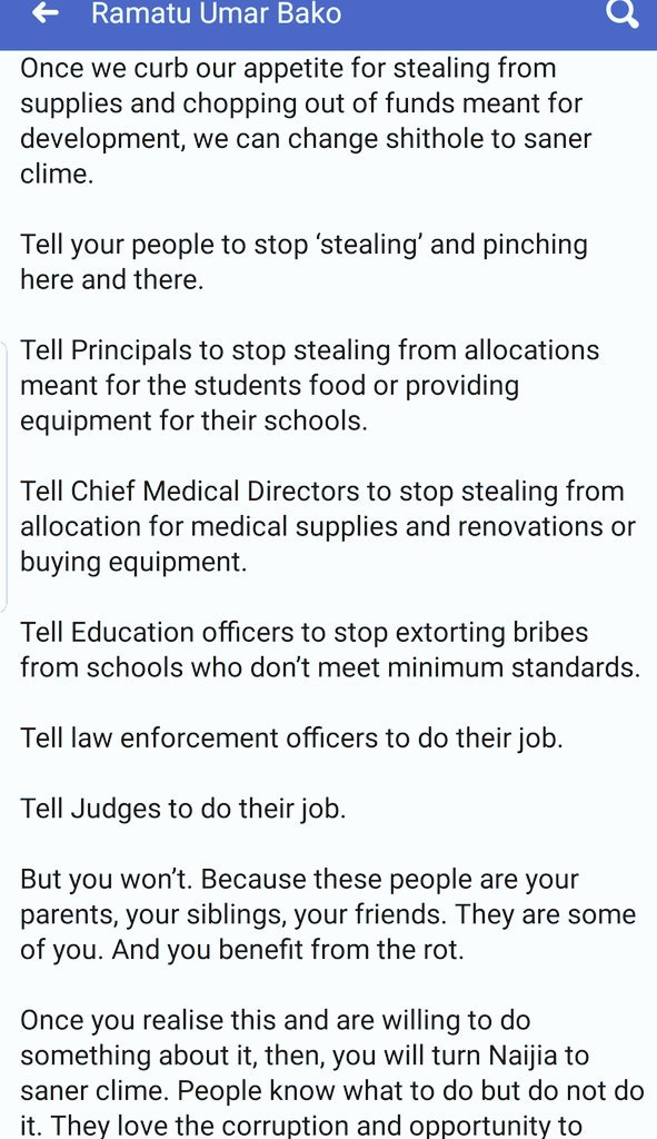 Zahrahmusa's tweet photo. How to change our 'shithole' Naija into a Saner clime.
-by Ramatu Umar Bako https://t.co/LoPlXOKjAL