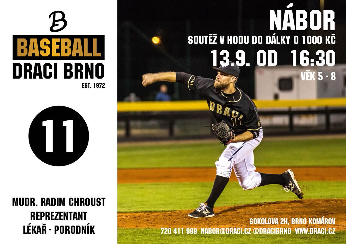 SK Draci Brno baseball club tweet media
