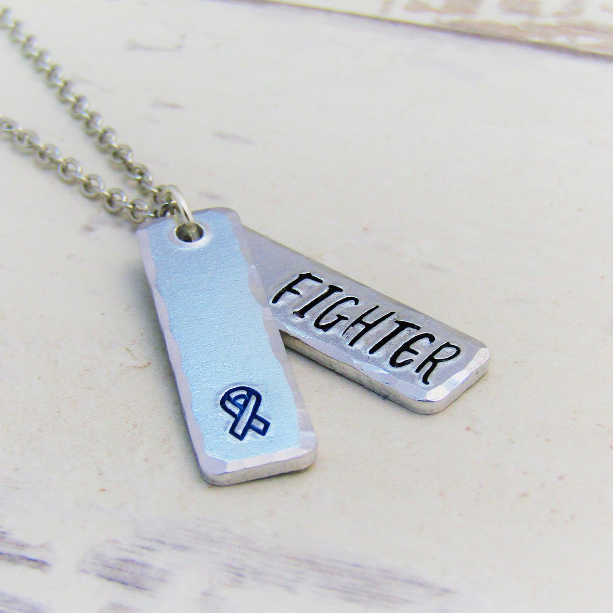 RogueBunnyUK's tweet photo. Show your support for Cancer awareness! A positive way to raise awareness or for showing your support to someone you know who has been affected by cancer with a personalised necklace made just for you! Many variations available >> https://t.co/vbkdMMTIvY  #cancerawareness https://t.co/VY0GPK2H92