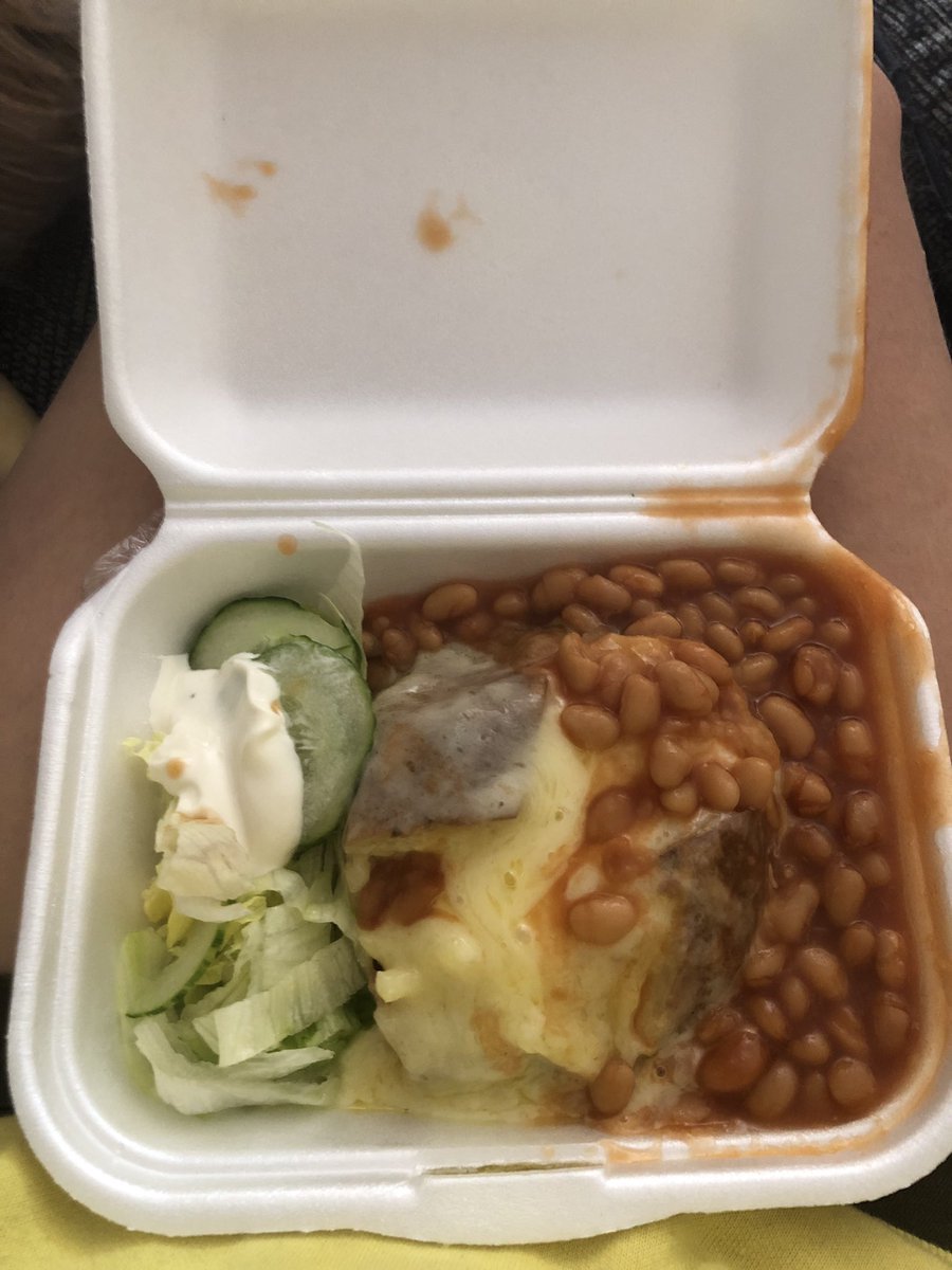 My healthy meal 🥘 I know it’s not a weird meal but what is the weirdest meal combinations do your kids like I love mash beans gravy and chicken nuggets