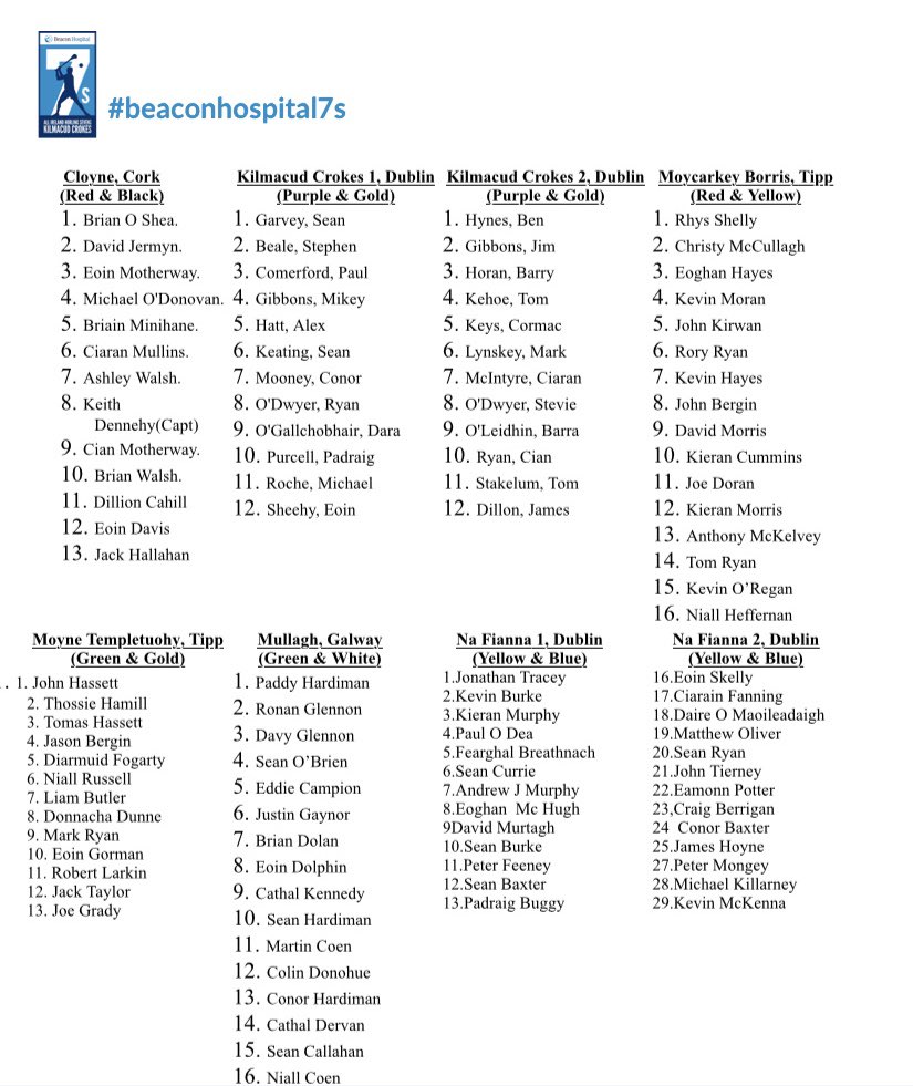 Beacon Hospital All-Ireland Hurling 7s tweet media