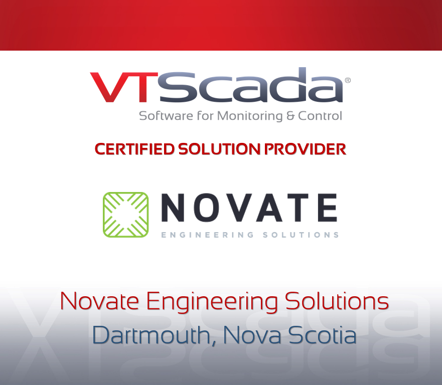 VTScada's tweet photo. Happy to welcome @NovateSys to the VTScada Certified Solution Provider Program! #SCADA https://t.co/7diGJOiB9i https://t.co/5LPzdrcGbH