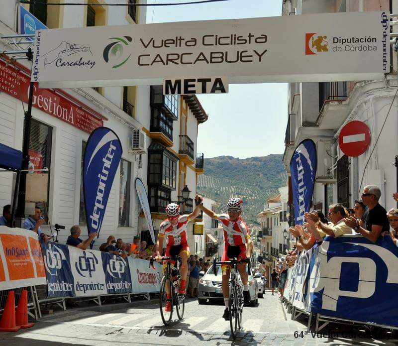 CCLaPalmaCT's tweet photo. Este próximo sábado tenemos una cita con la siempre exigente @VueltaCarcabuey. 

Tratar de revalidar los triunfos de 2017 (@antonioda07) y 2018 (@MarcosHinojosa7) es el próximo reto para nuestros #Junior!! 💪🏼 

Veremos si es verdad el dicho de que "no hay dos sin tres" 😜 https://t.co/UAgYzjo9OW