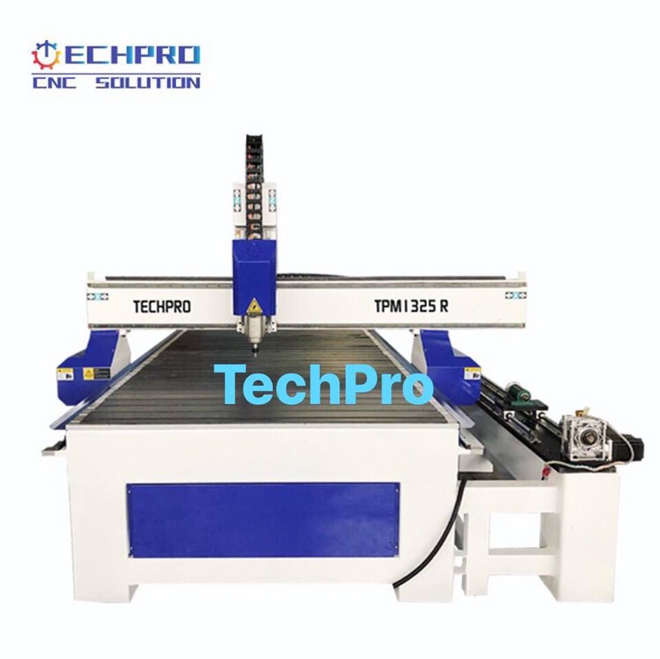 TechProCNC1's tweet image. TECHPROCNC ® 4 Axis Rotary CNC Router machine