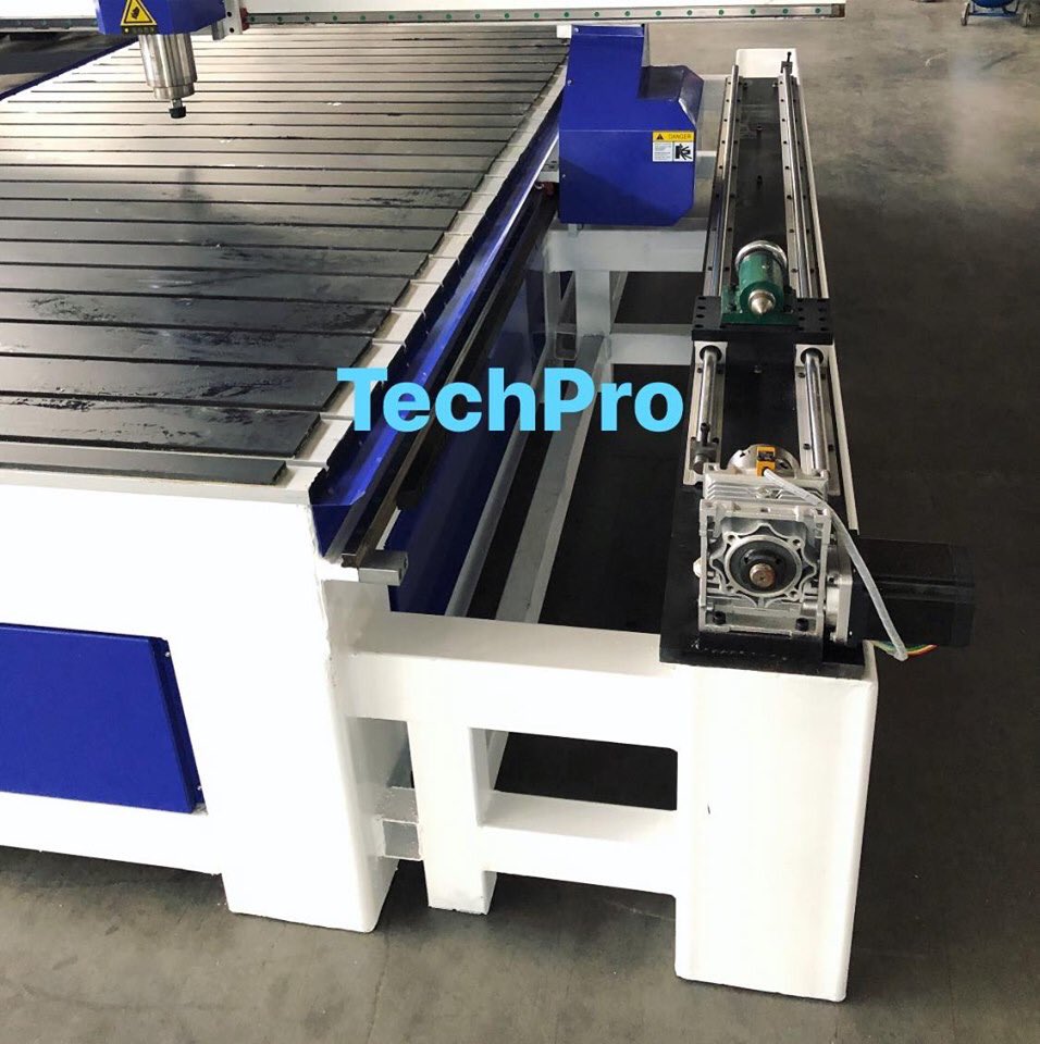 TechProCNC1's tweet image. TECHPROCNC ® 4 Axis Rotary CNC Router machine