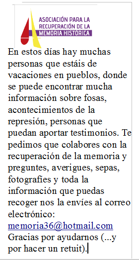 ARMH_Memoria's tweet photo. ¡¡¡ MUY IMPORTANTE !!!! https://t.co/a0SVSQrqkh
