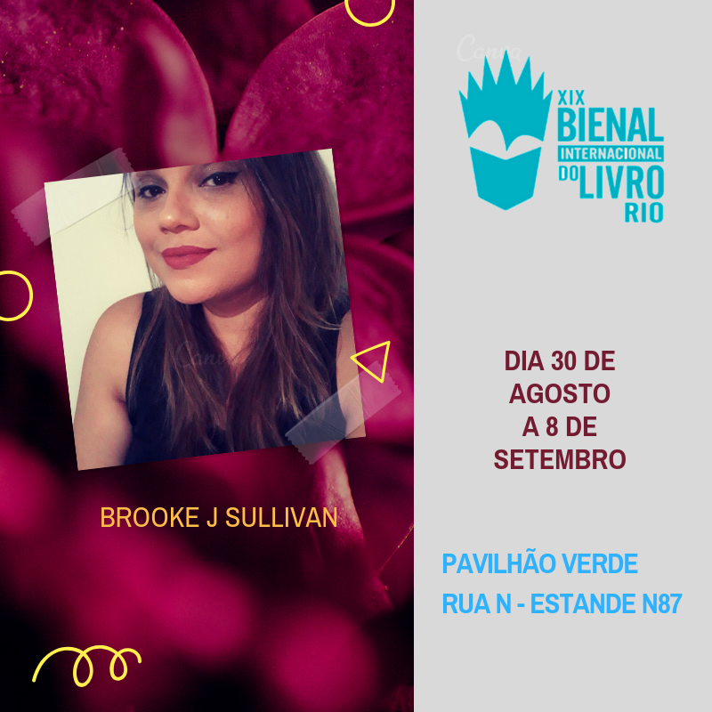 BrookeJSullivan's tweet photo. Bom diaaaa! Euzinha aqui estarei todos os dias na Bienal 😍. Então se prepare e dê uma passadinha lá no estande da editora Angel para receber aquele abraço. Espero por você lá.

#bienalrio2019 #bienal #euamoler #livros https://t.co/gQw8NUxGRH