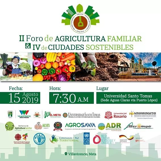 AlianzaPazMeta's tweet photo. Hoy, II Foro de Agricultura Familiar y Ciudades Sostenibles. #Yovotoconsciente https://t.co/1AcsNGu4lo
