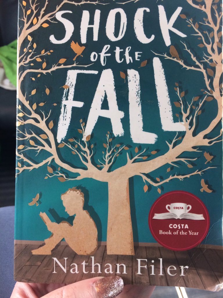 jdearden100's tweet photo. I have just finished reading Nathan Filerโs novel โThe Shock of the Fall.โ Really powerful story of the complexity of mental ill health engaging human style hard not to relate too.
#shockofthefall #Nathanfiler https://t.co/yXS2ZH1Uzi
