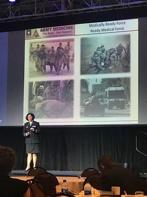 TODD_MEDCOM's tweet photo. Listening to LTC Decker from Madigan AMC speak at the “Studer - What’s Right In Healthcare Conference 2019” about the transition to a new EMR in the midst of an HRO. Great topic and talk, LTC Decker! https://t.co/t9X8VlNmGK