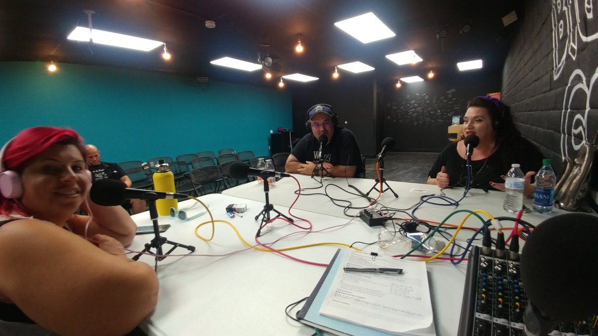 GagOnThis_Pod's tweet photo. Amazing time with @awkwardcougar and the whole #gagonthis crew! We talked comedy, women in comedy, assfoodgroup(shout out to @red_porter2) new shows she enters the #ComicsStudio, talks about being a mother in comedy, bookers and tons more! Episode release Monday!! #PodernFamily https://t.co/dFmqpRyMTF