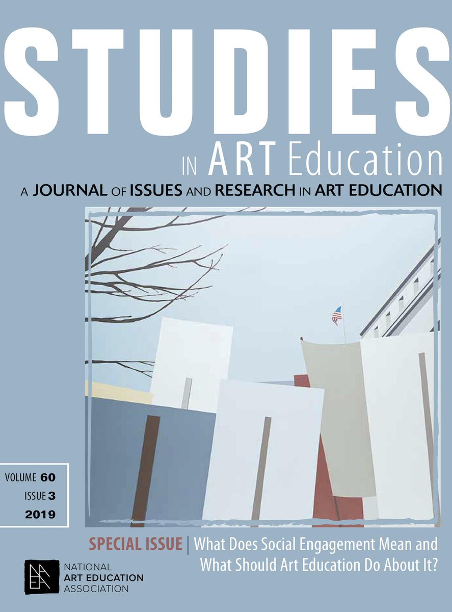 StudiesInArtEd's tweet photo. What Can Art and Art Education Do in the Perilous Present?

What Does Social Engagement Mean and What Should Art Education Do About It? 

Responses to these questions coming soon in the special issue on Social Engagement. #StudiesInArtEducation 60(3) https://t.co/oBM4aCT8eY @NAEA https://t.co/afroyrsmux