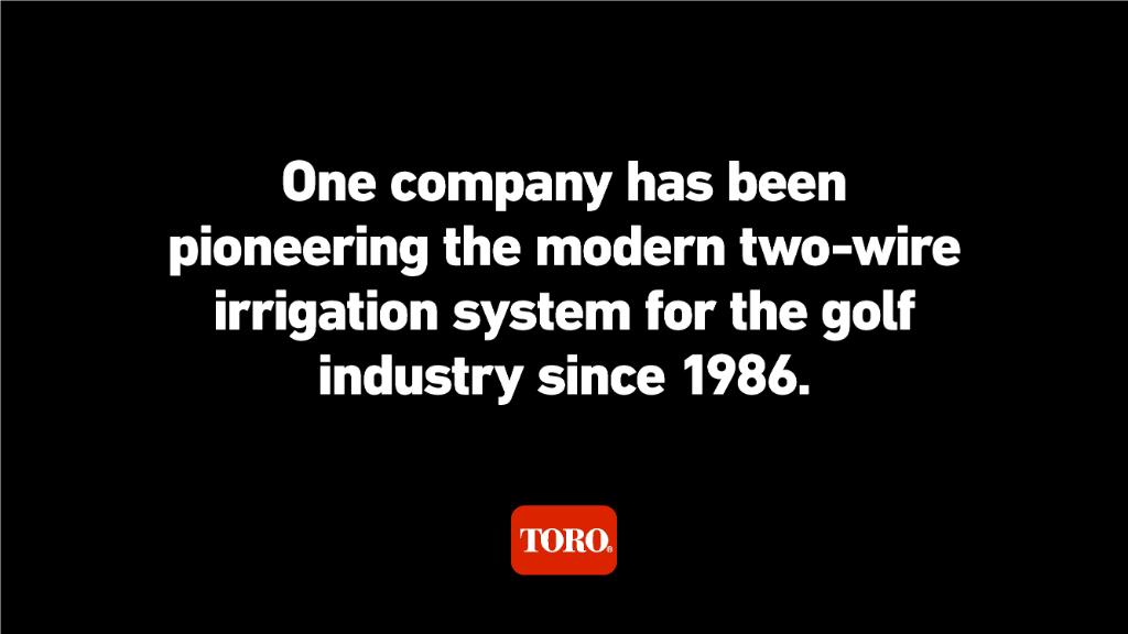 ToroGolf's tweet photo. Reliable and efficient irrigation innovation. Simply put, and just as true today as it was in 1986. #ToroIrrigation https://t.co/r0WPEKm8NS