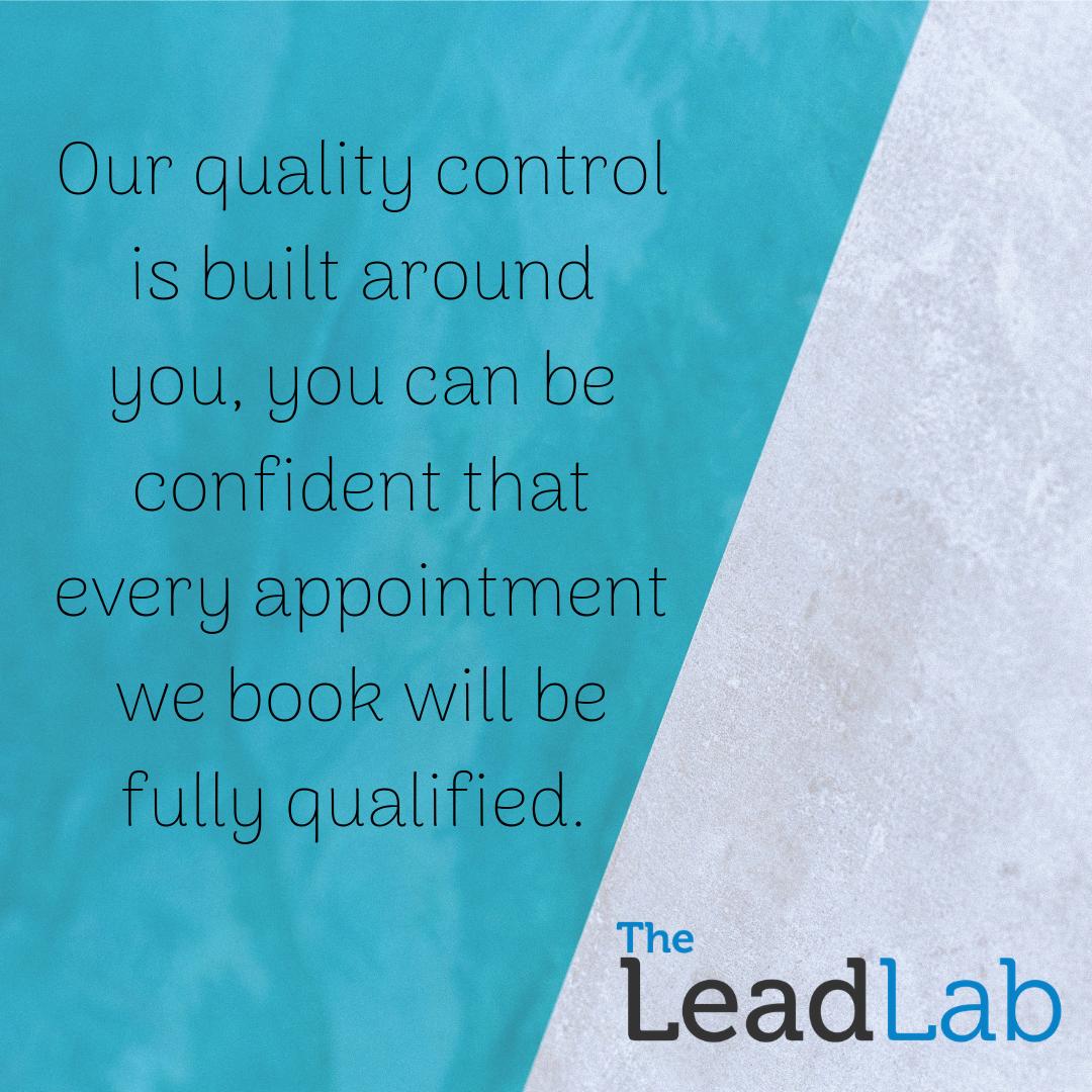 Our quality control is build around you, you can be confident that every appointment we book will be fully qualified. 📈📖📞
.
.
theleadlab.com
.
.
#telemarketing #leads #leadgeneration #b2b #business