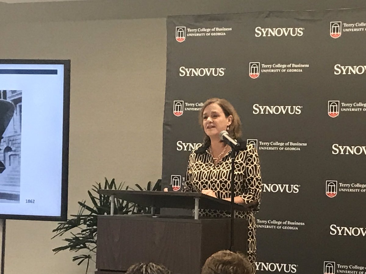 Hearing all the good news about the highways in GA!  Leading the nation!  Meg Pirkle, Chief Engineer #GADOT #terrythirdthursday <a href="/TerryCollege/">Terry College | UGA</a> <a href="/Veritiv/">Veritiv</a>