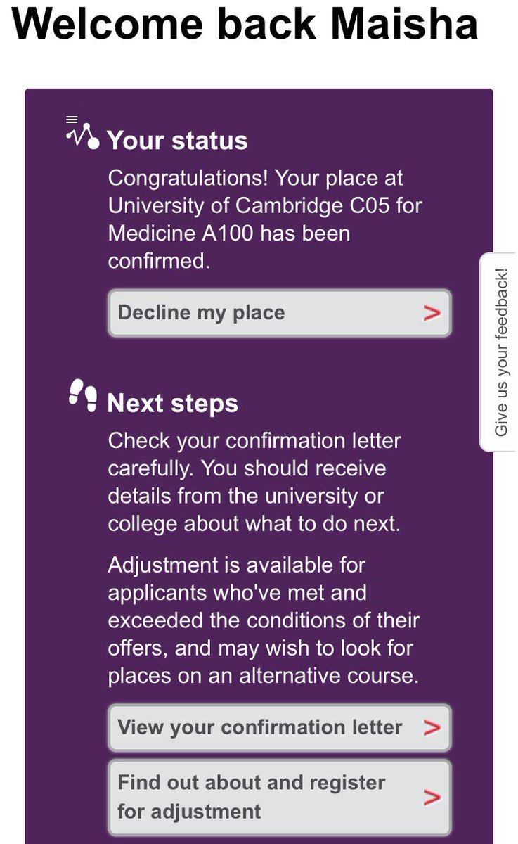 Maaaaisha's tweet photo. I remember applying in secret only to have my own family say it was “a waste of a choice”. I remember sneaking out of my house the day of the interview. Alhamdulilah did I really just do that? #alevelresults2019 https://t.co/7GEpBH3P1R